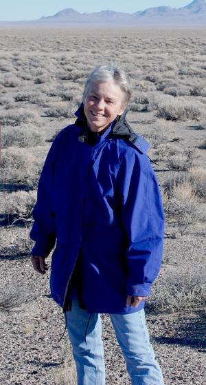 Charlotte Beck at Mud Lake in Souther Nevada